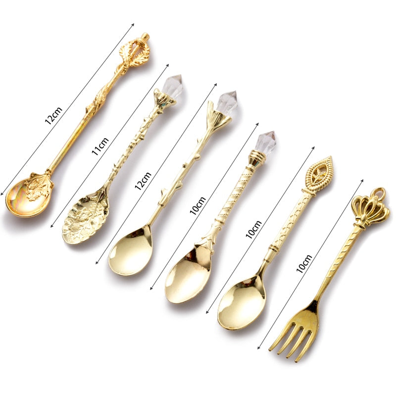 Vintage Dessert Royal Style  Cutlery Set of 6