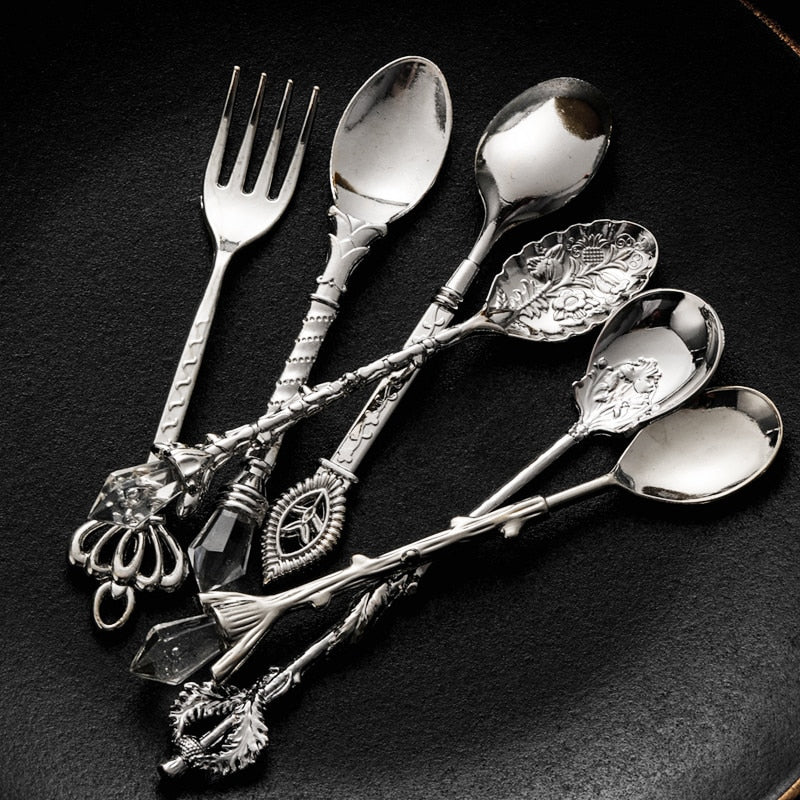 Vintage Dessert Royal Style  Cutlery Set of 6