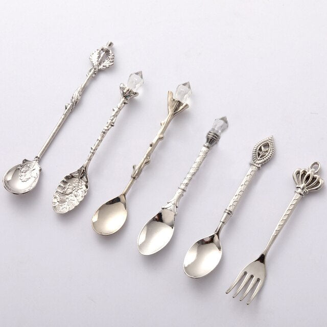 Vintage Dessert Royal Style  Cutlery Set of 6